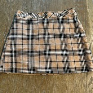 express mini skirt plaid
